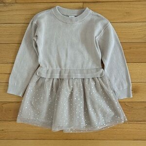 Gap Pink Sweater Dress with sparkles-Size 3T